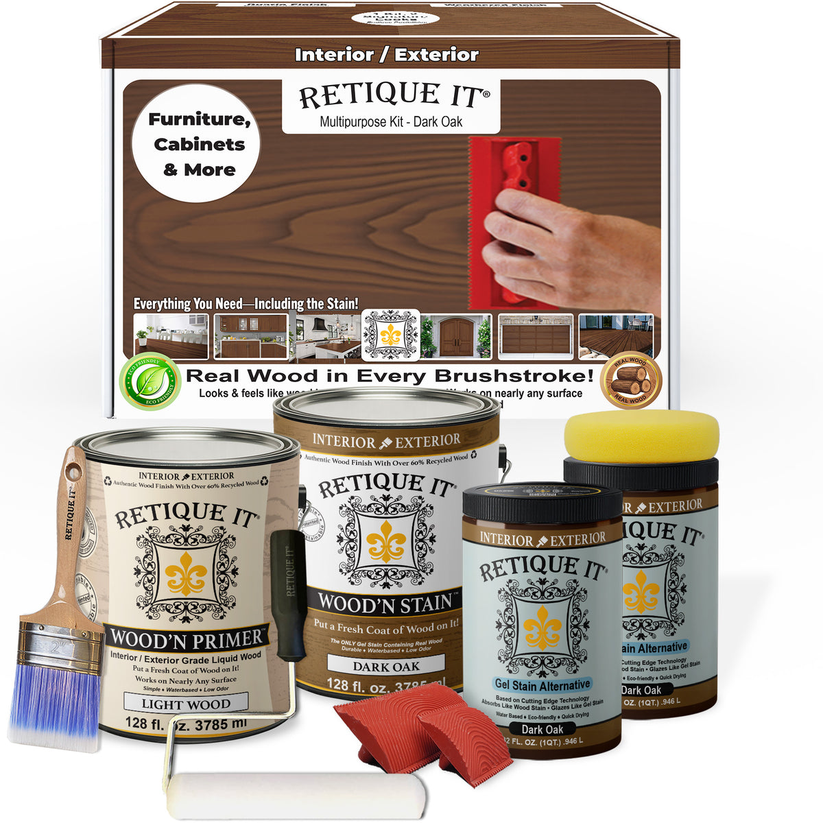 Multi-purpose Wood'n Kit (4x Lg) - Dark Oak