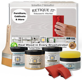 Multi-purpose Wood'n Kit (Med) - White Wash - Interior Top Coat