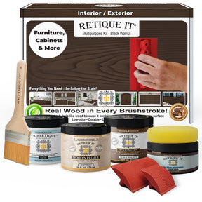 Multi-purpose Wood'n Kit (Med) - Black Walnut - Interior Top Coat