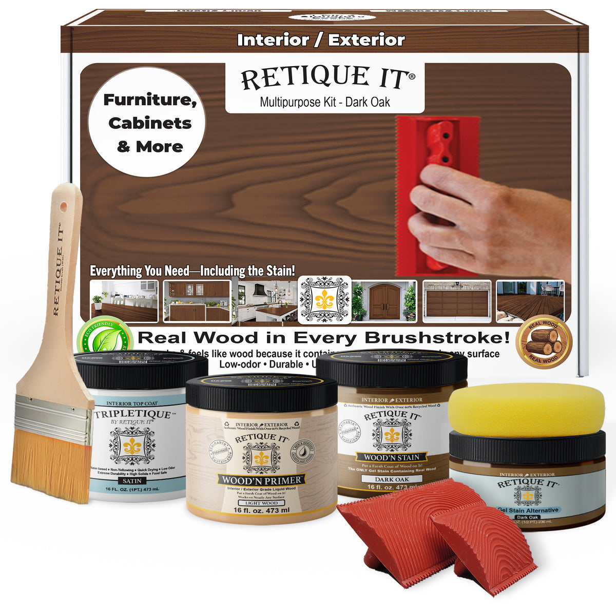 Multi-purpose Wood'n Kit (Med) - Dark Oak - Interior Top Coat