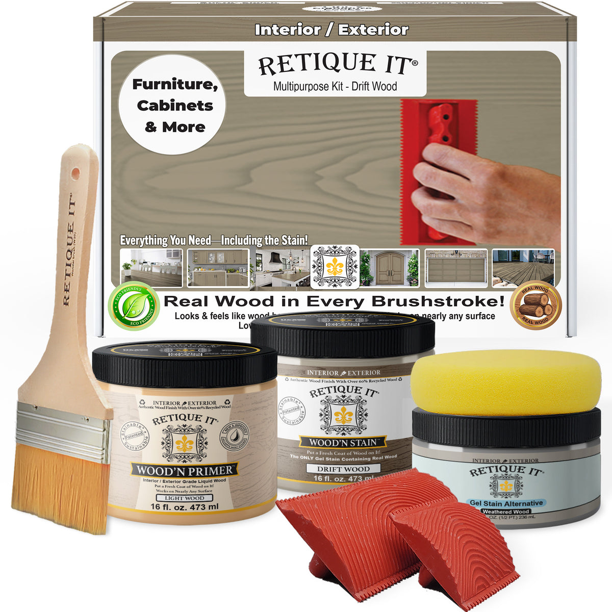 Multi-purpose Wood'n Kit (Med) - Drift Wood