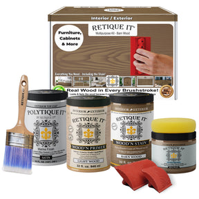 Multi-purpose Wood'n Kit (Large) - Barn Wood - Exterior Top Coat