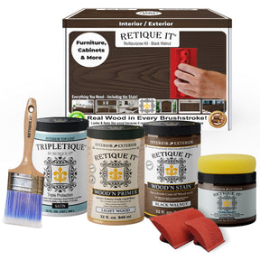 Multi-purpose Wood'n Kit (Large) - Black Walnut - Interior Top Coat