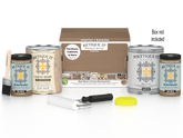 Retique It® Multi-purpose Smooth Finish Kit in barn wood for exterior top coat, featuring a matte finish on large wood surfaces.