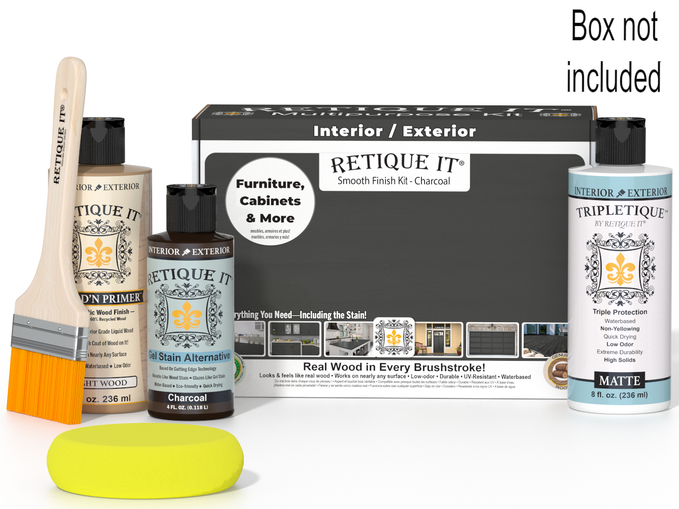 Multi-purpose Smooth Finish Kit - Charcoal - Interior Top Coat