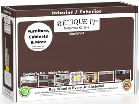 Retique It® Multipurpose Kit - Java packaging featuring furniture, cabinets, and more.