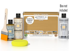 Multi-purpose Smooth Finish Kit - Old Oak - Exterior Top Coat