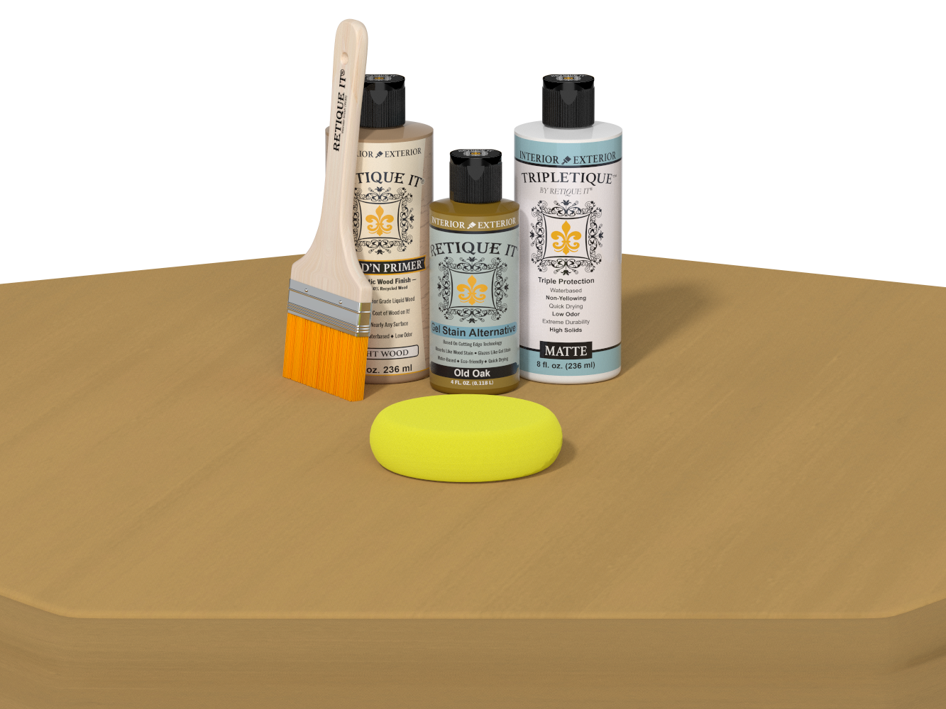 Multi-purpose Smooth Finish Kit - Old Oak - Interior Top Coat