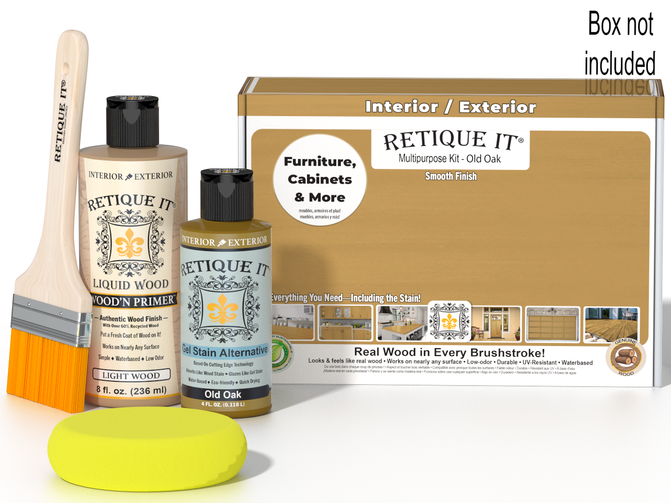 Multi-purpose Smooth Finish Kit - Old Oak