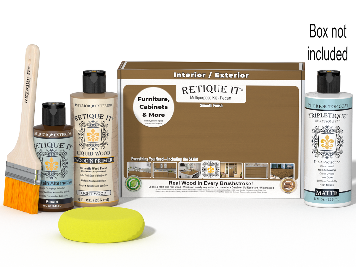 Multi-purpose Smooth Finish Kit - Pecan - Interior Top Coat
