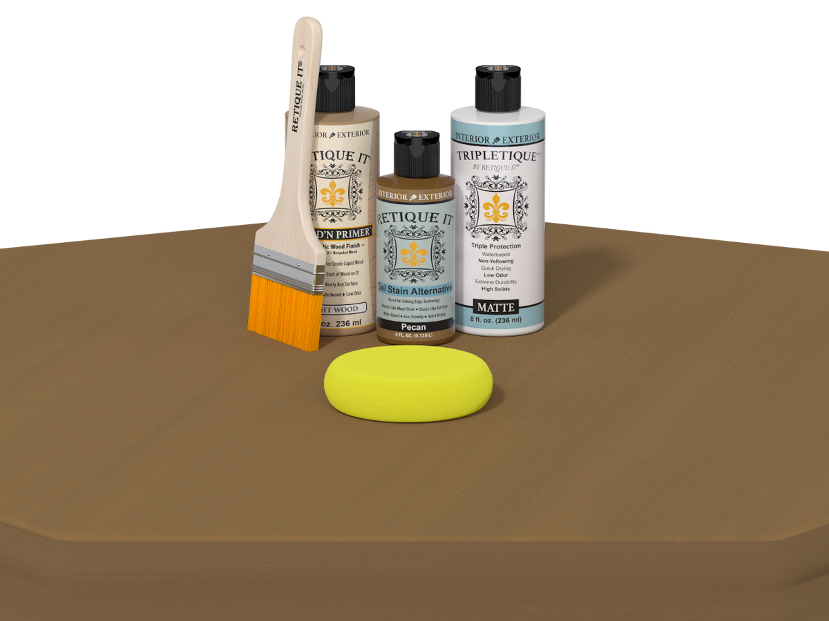 Multi-purpose Smooth Finish Kit - Pecan - Interior Top Coat