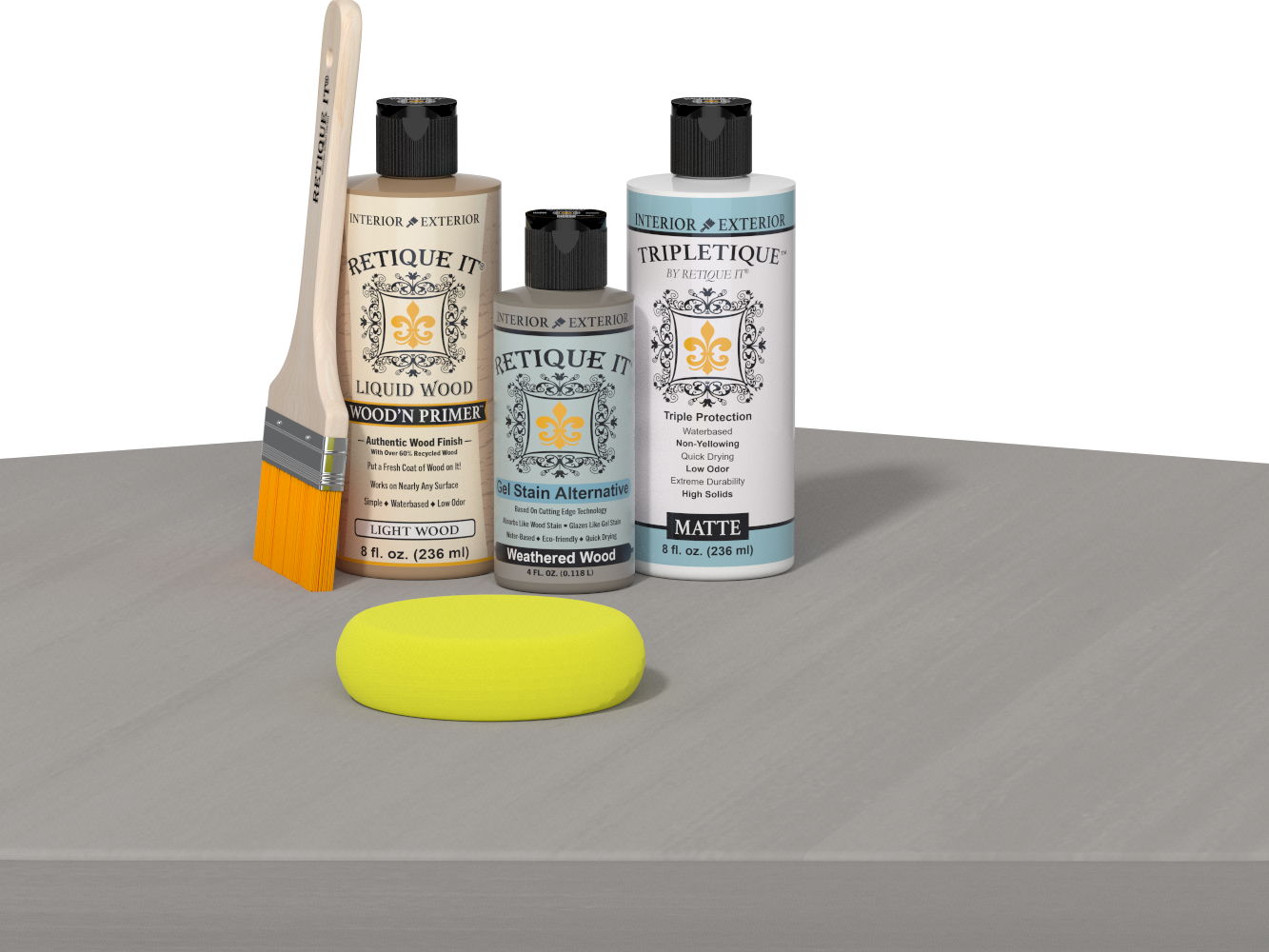 Multi-purpose Smooth Finish Kit - Weathered Wood - Interior Top Coat