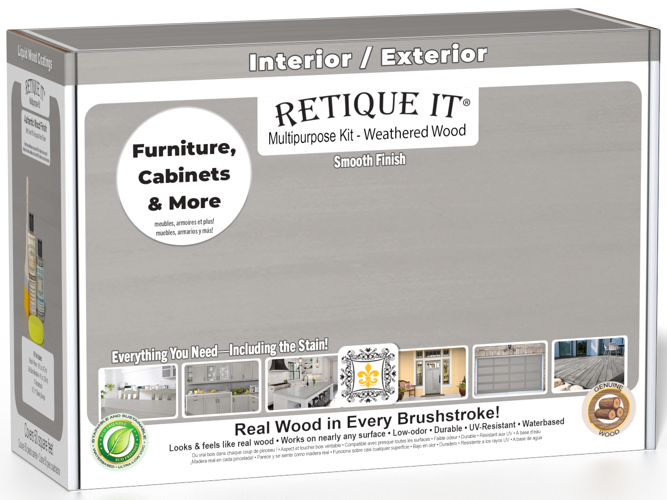 Retique It® Weathered Wood Multipurpose Kit box hero image.