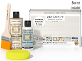 Retique It® Light Wood Wood’n Primer with White Wash Gel Stain Alternative, brush, yellow sponge, and box not included.