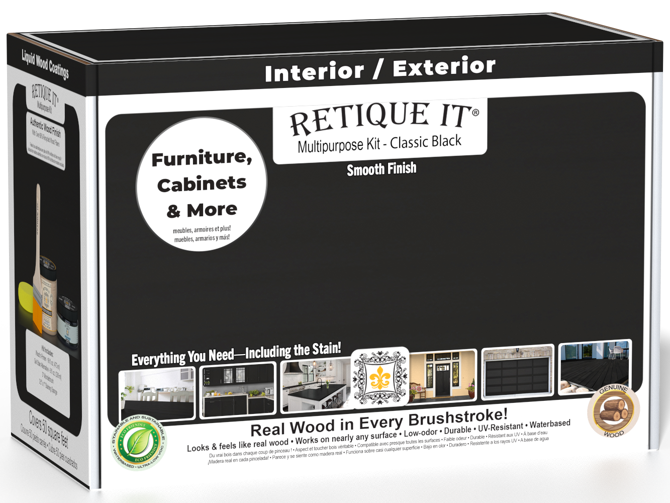 Multi-purpose Smooth Finish Kit (Med) - Classic Black