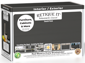 Multi-purpose Smooth Finish Kit (Med) - Charcoal - Exterior Top Coat