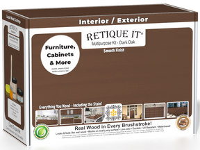Multi-purpose Smooth Finish Kit (Med) - Dark Oak - Exterior Top Coat