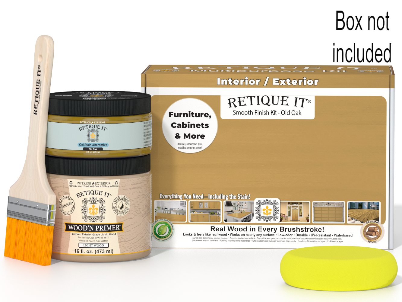 Multi-purpose Smooth Finish Kit (Med) - Old Oak