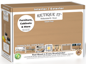 Multi-purpose Smooth Finish Kit (Med) - Pecan - Exterior Top Coat