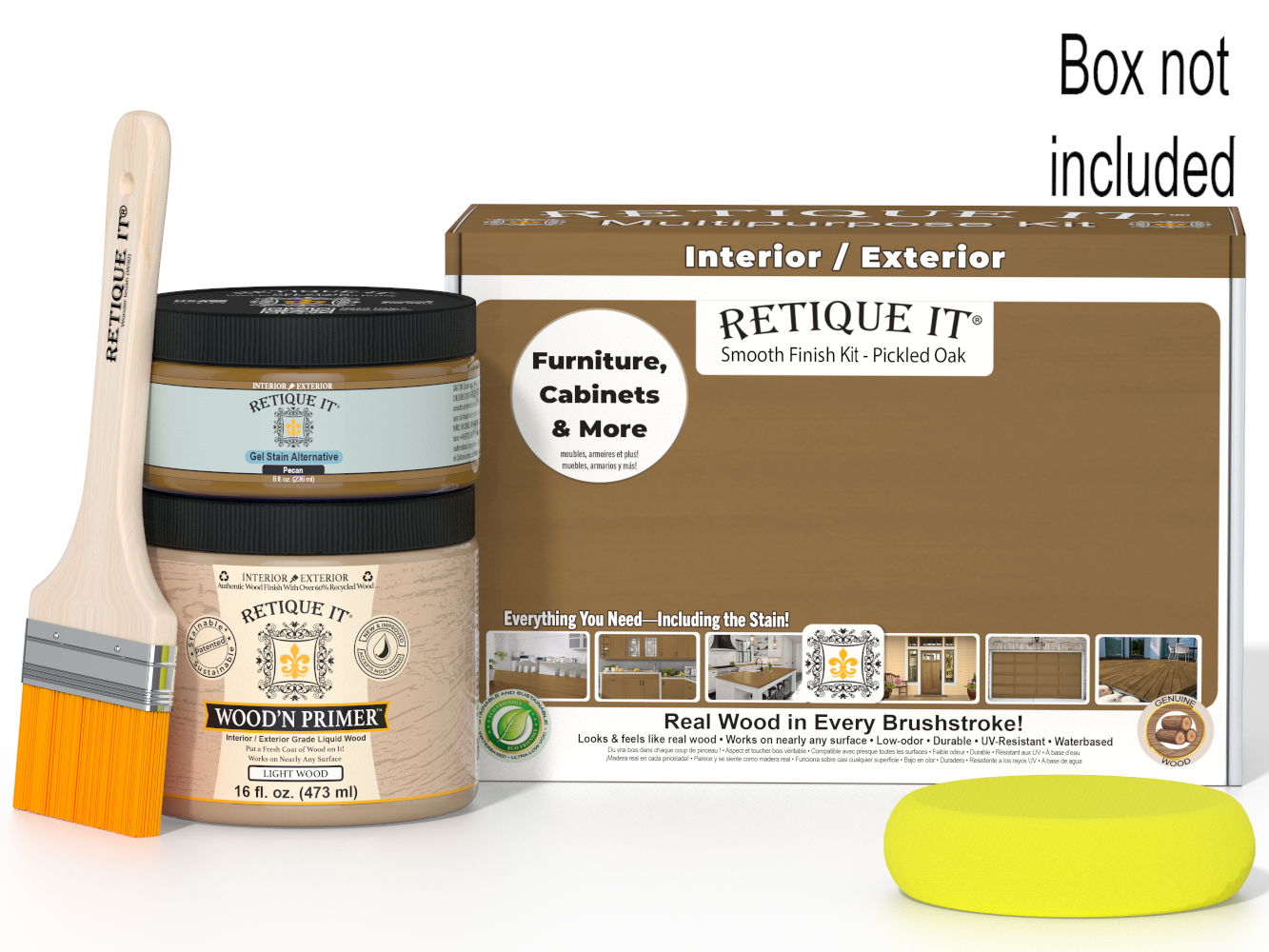 Multi-purpose Smooth Finish Kit (Med) - Pecan