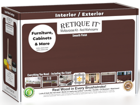 Multi-purpose Smooth Finish Kit (Med) - Red Mahogany - Exterior Top Coat