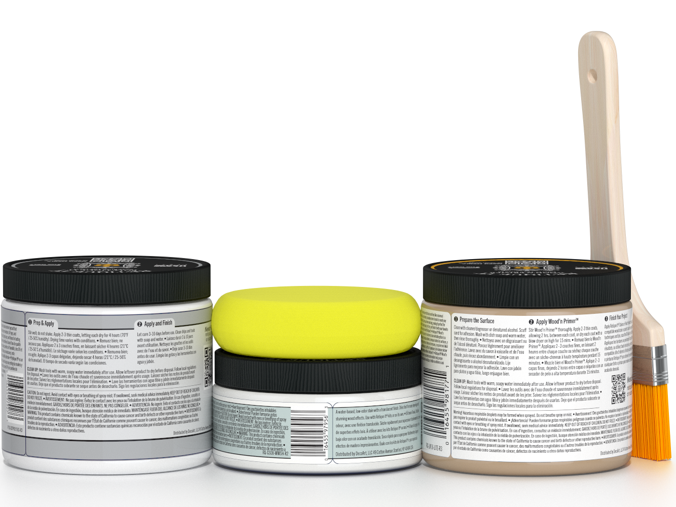 Multi-purpose Smooth Finish Kit (Med) - White Wash - Exterior Top Coat