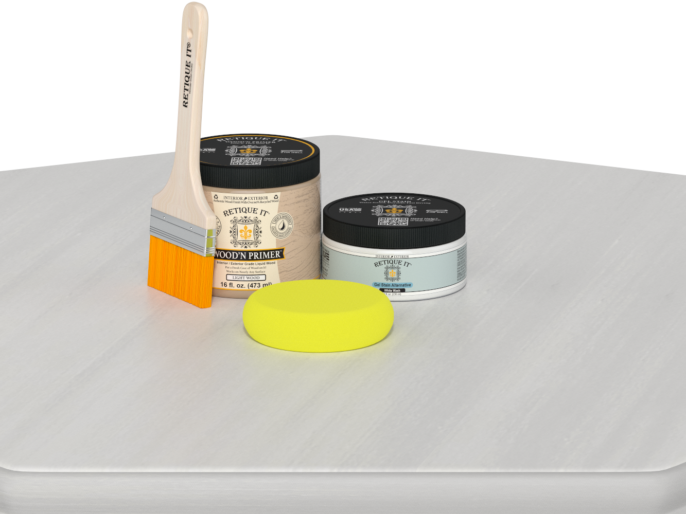 Multi-purpose Smooth Finish Kit (Med) - White Wash