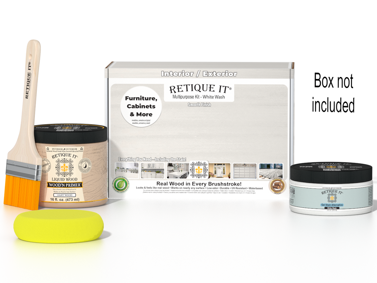 Multi-purpose Smooth Finish Kit (Med) - White Wash