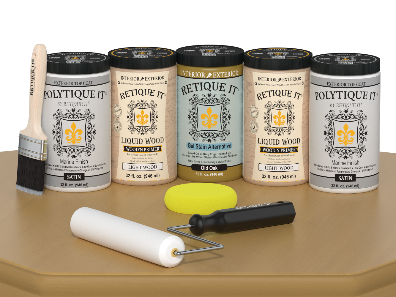 Wood'n Door Smooth Finish Kit (Front & Garage Door) - Old Oak