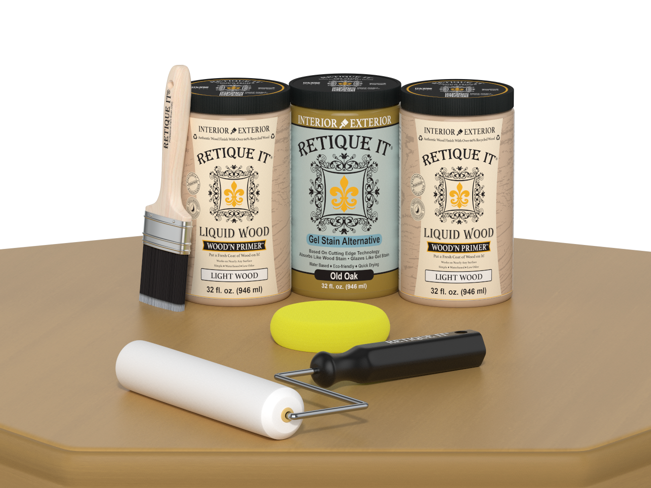 Wood'n Door Smooth Finish Kit (Front & Garage Door) - Old Oak