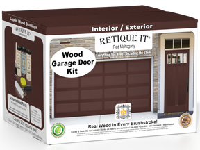 Wood'n Door Smooth Finish Kit (Front & Garage Door) - Red Mahogany