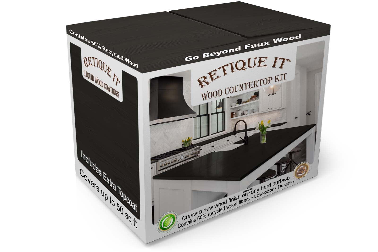 Countertop Kit - Kitchen Island - Classic Black