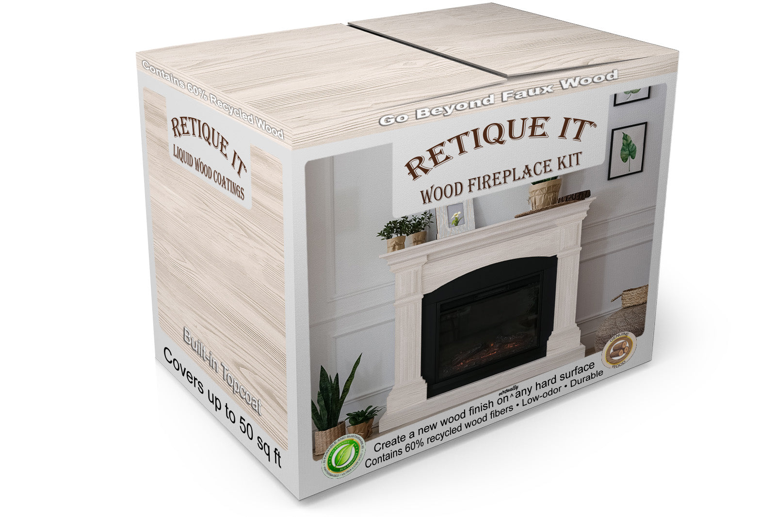 Fireplace Wood'n Finish Kit (Full Fireplace) - Sun Bleached