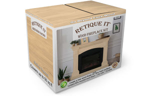 Fireplace Wood'n Finish Kit (Full Fireplace) - Pickled Oak