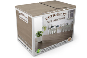 Tabletop Wood'n Finish Kit (Double Size) - Weathered Wood
