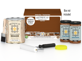 Retique It® Multi-purpose Smooth Finish Kit in Cherry includes four large wood finish containers, ideal for wood refinishing projects.