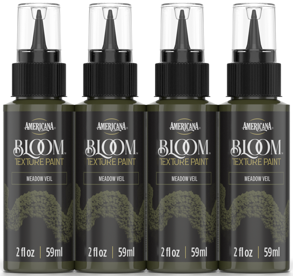 Retique It® Bloom Texture Paint 4-pack in Meadow Veil with textured finish and vibrant floral-inspired design.