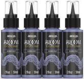Retique It® Bloom Texture Paint 4-pack in Bloomed Violet, showing textured paint bottles with vibrant purple finish.