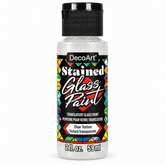 DecoArt Stained Glass Paint Clear Texture, 2 oz bottle