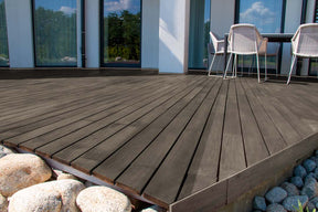 Retique It Multi-purpose Smooth Finish Kit in Harbor Gray, four large wood finishing tools for smooth decking and furniture projects.