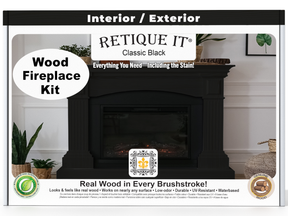 Fireplace Wood'n Finish Kit (Full Fireplace) - Classic Black