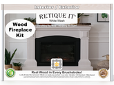 Fireplace Wood'n Finish Kit (Full Fireplace) - White Wash