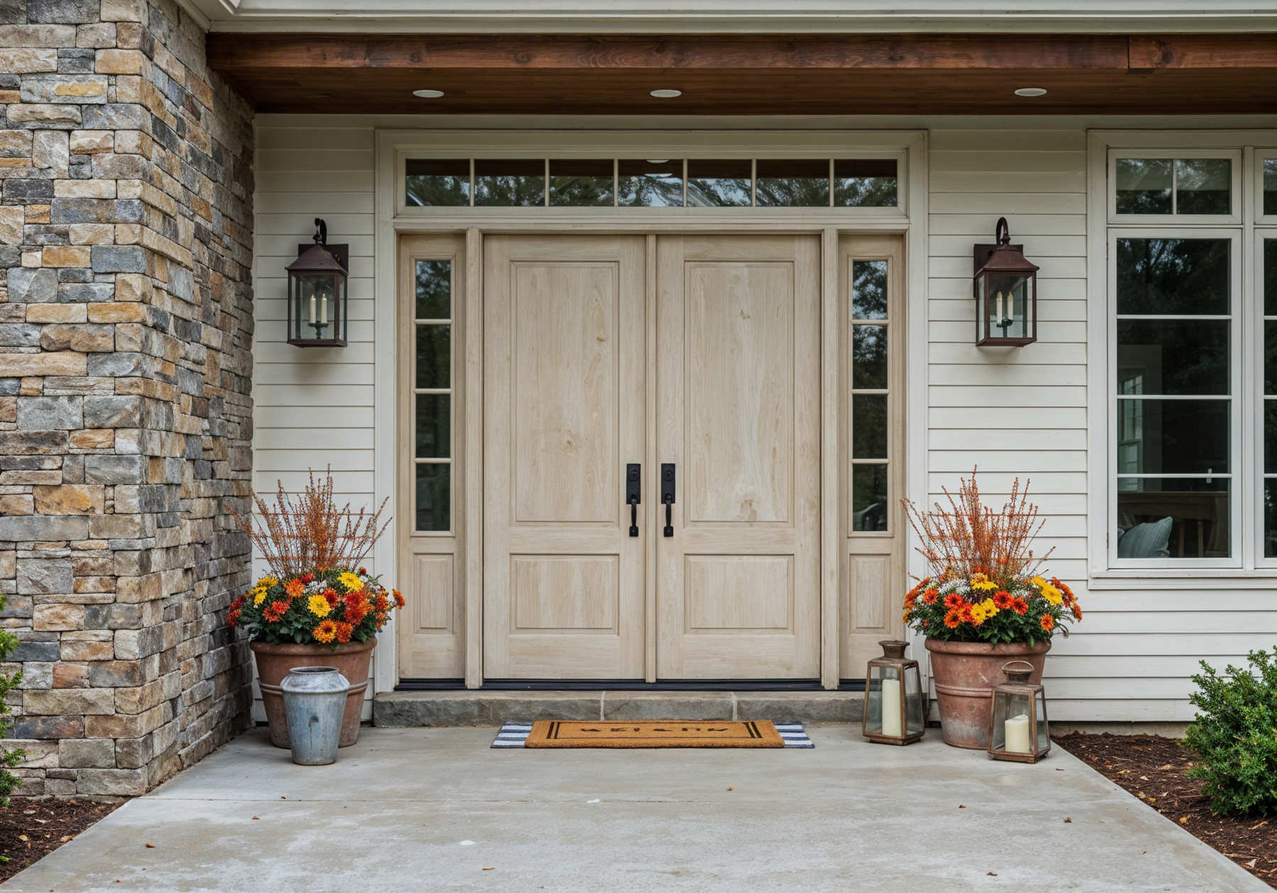 Wood'n Finish Front Door Kit - Sun Bleached