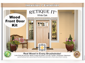 Wood'n Finish Front Door Kit - White Oak