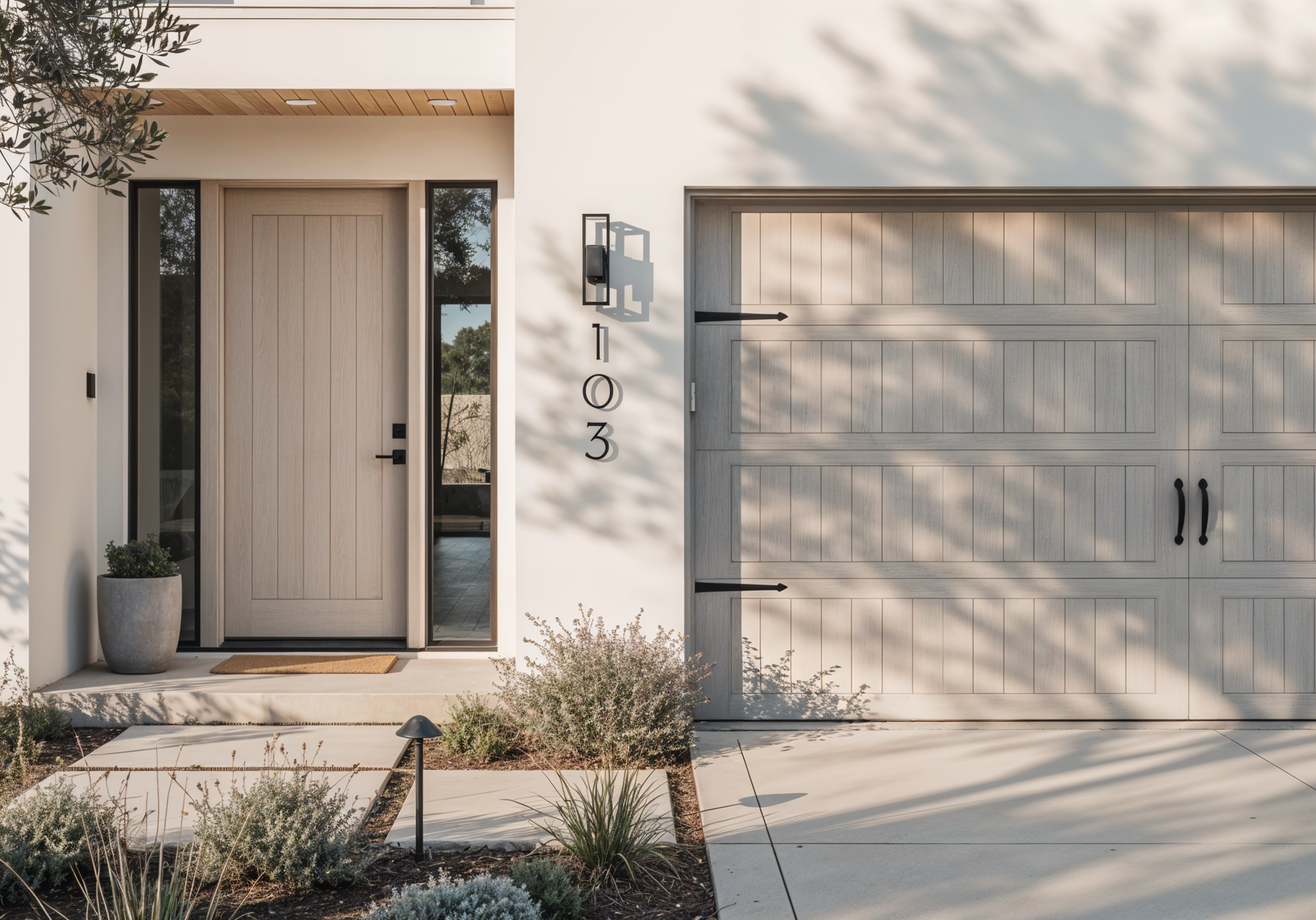 Wood'n Finish Front Door Kit - Sun Bleached