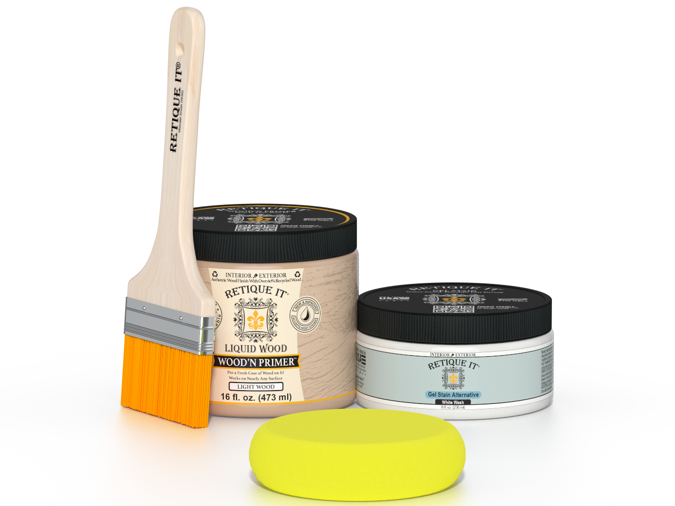 Multi-purpose Smooth Finish Kit (Med) - White Wash