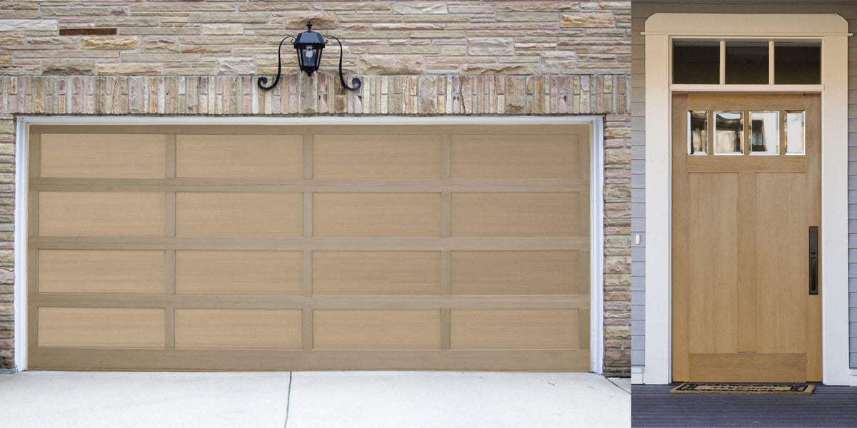 Wood'n Door Smooth Finish Kit (Garage Door) - Pecan