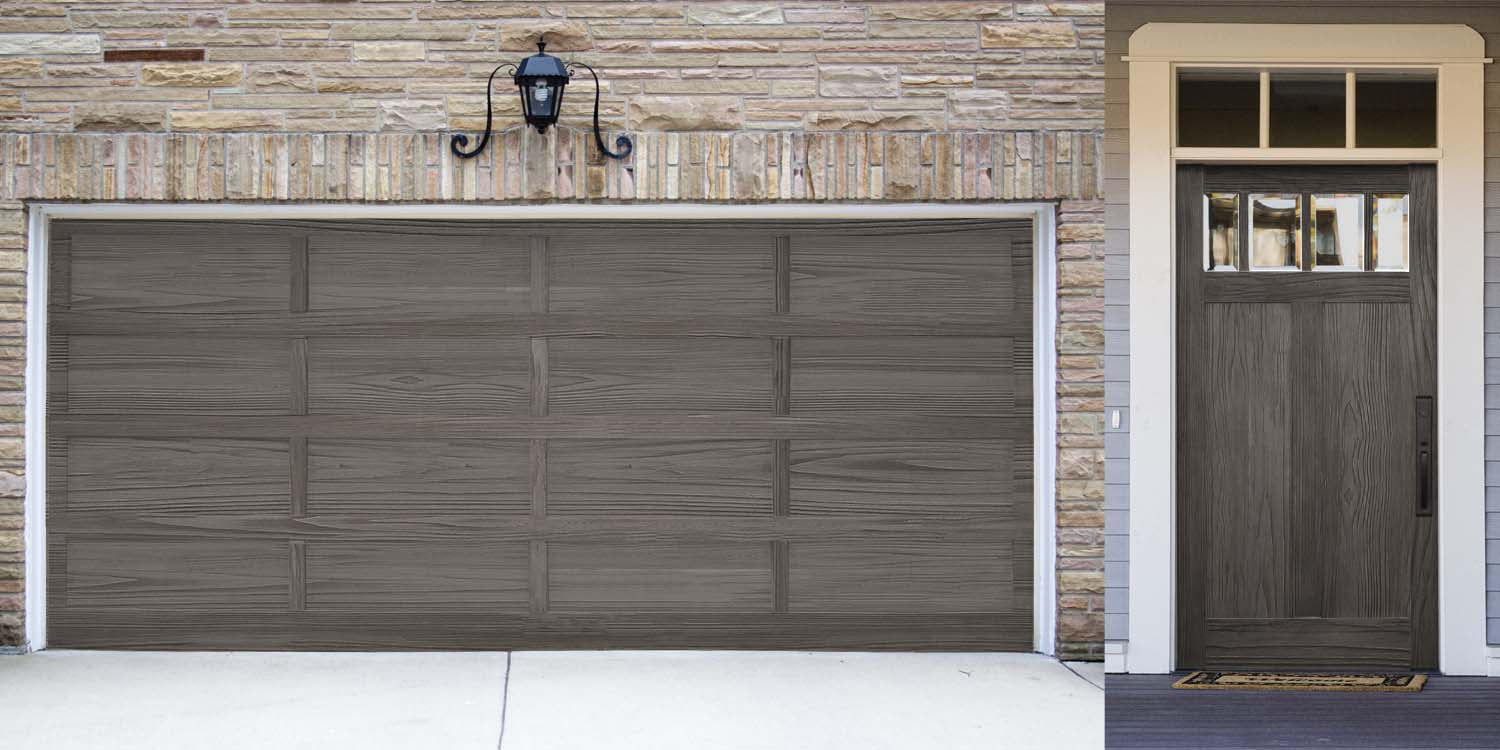 Wood'n Door Kit (Front & Garage Door) - Harbor Gray