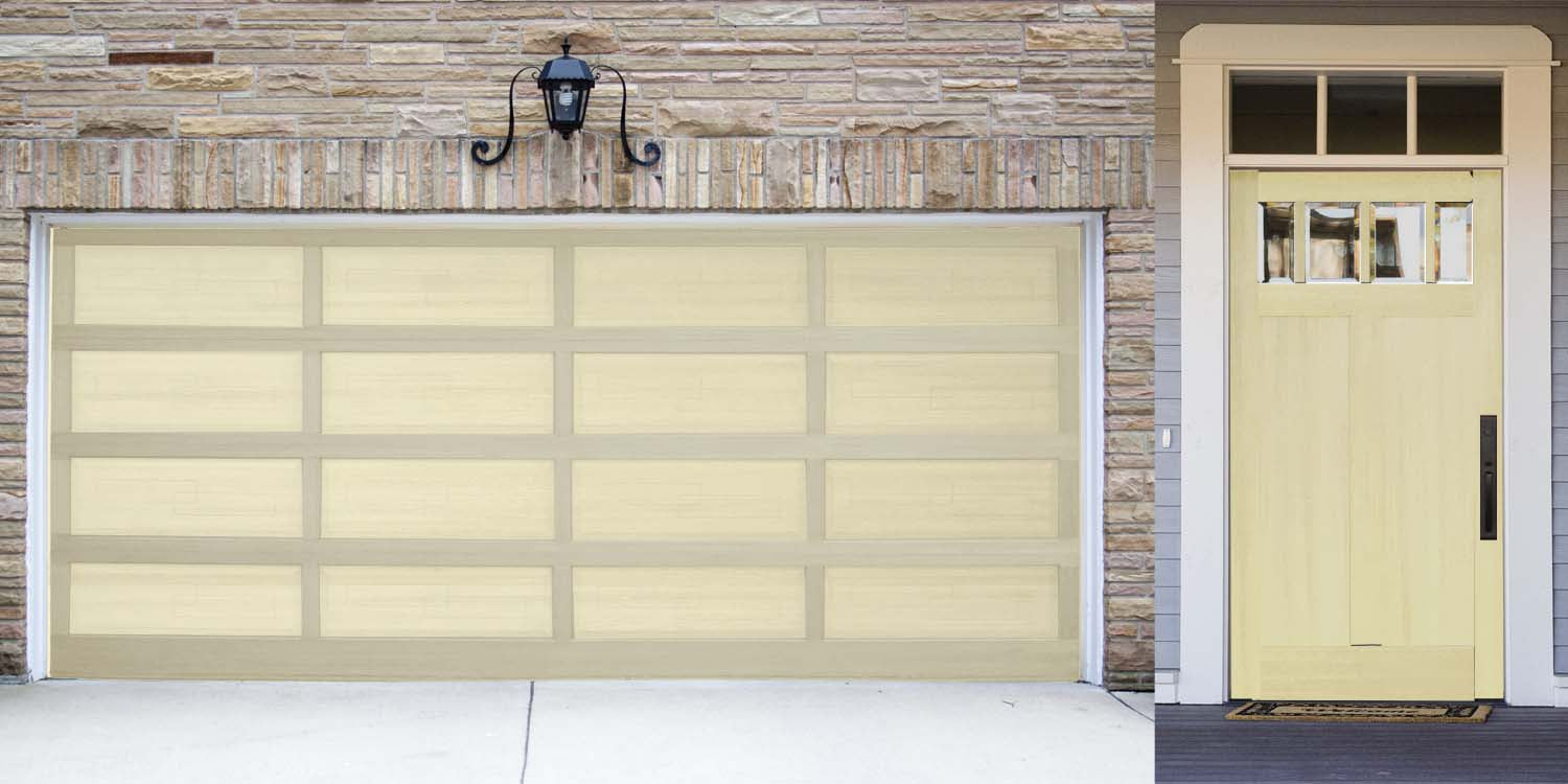 Wood'n Door Smooth Finish Kit (Garage Door) - Canary Yellow