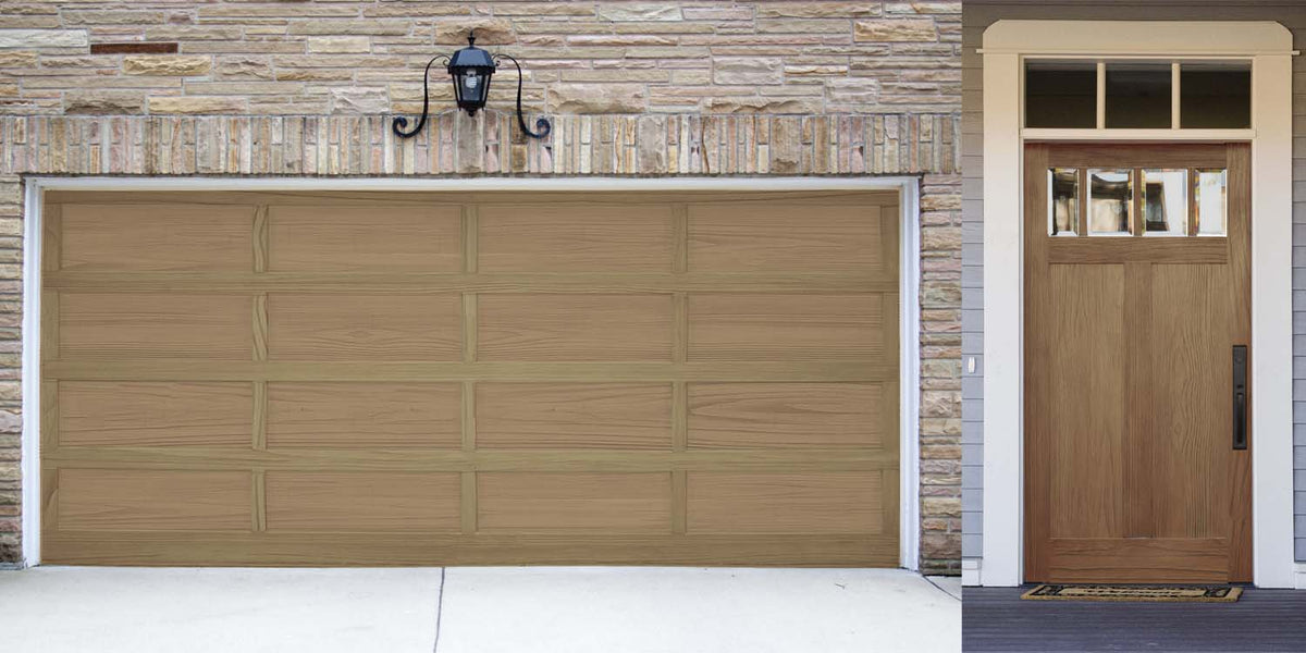 Wood'n Door Smooth Finish Kit (Front & Garage Door) - Barn Wood